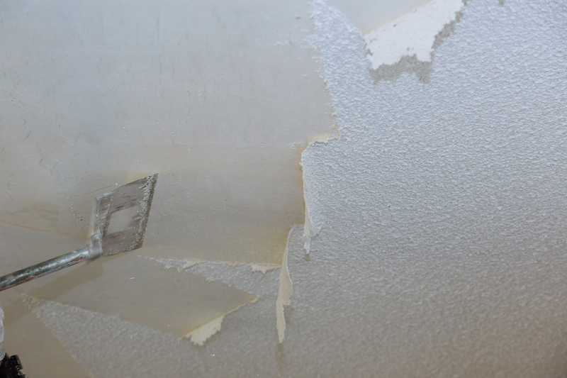 Popcorn ceiling removal